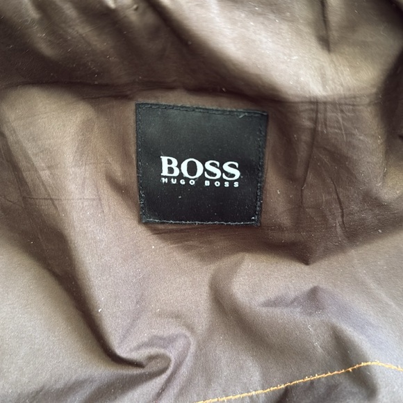BOSS / HIGO BOSS Brown Puffer Jacket Real Down sz 48 - Picture 6 of 13